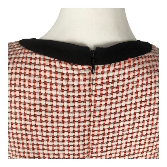 CeCe Women's Woven Short Sleeve‎ Retro Knee Length Preppy Shift Dress Size 6 - Picture 6 of 14